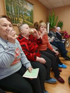 В стенах дневного отделения состоялась душевная встреча для людей старшего поколения с работниками МБУК