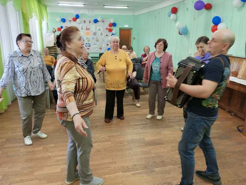 Концертная программа «Душа поет, баян играет» в ОДП